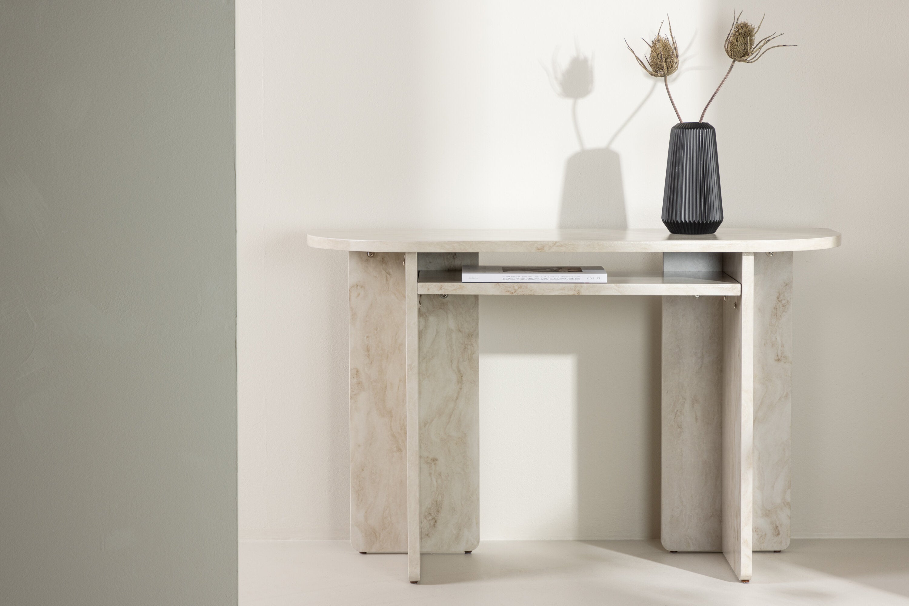 Rebellenclub Kuopio Sidetable - 120 x 40 cm - Marmer look