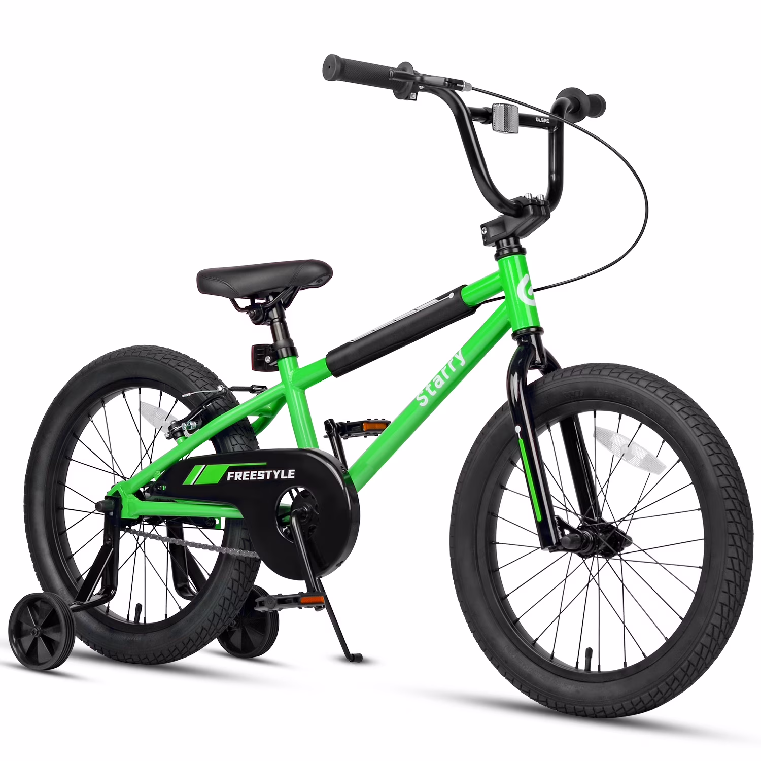 Glerc 14 Inch Little Kids Bike BMX Style Bicycle with Training Wheels Coaster Brake for 3 4 5 Years Old Boys Girls, Blue - Image 15