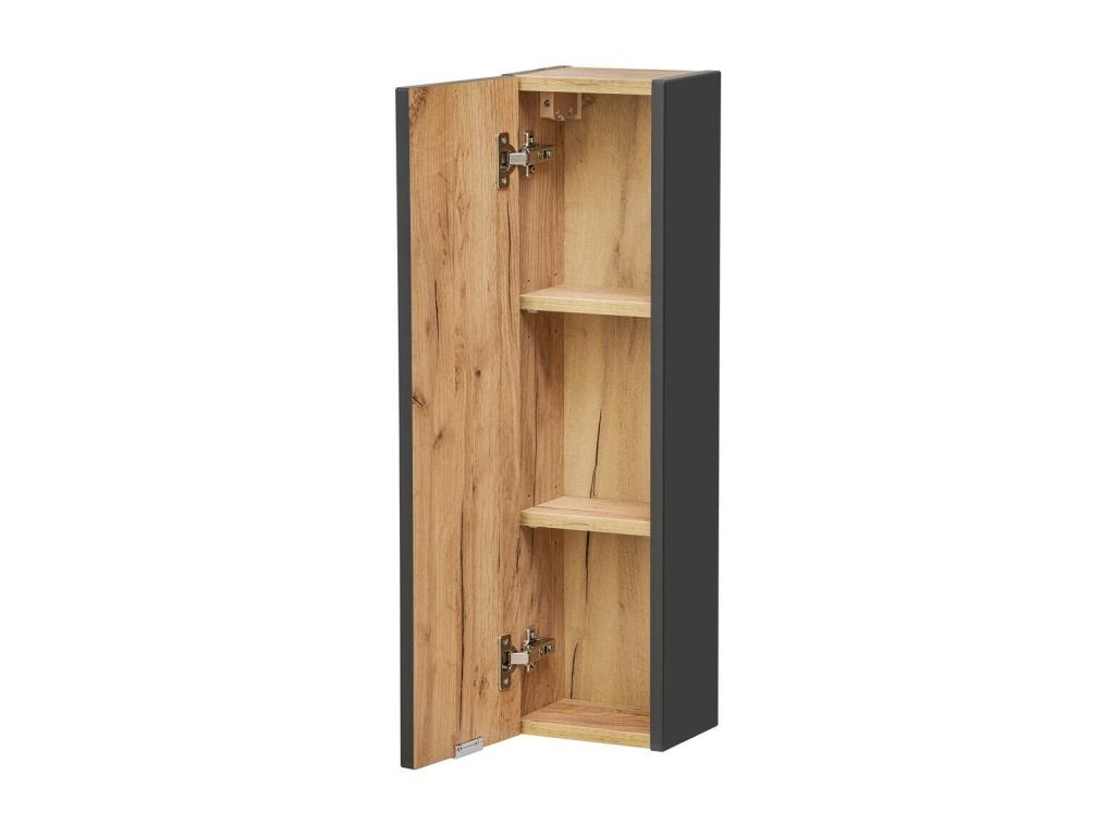 Armarios Laterales Cozetiq SCAB20 1D 20x16x75 Negro
