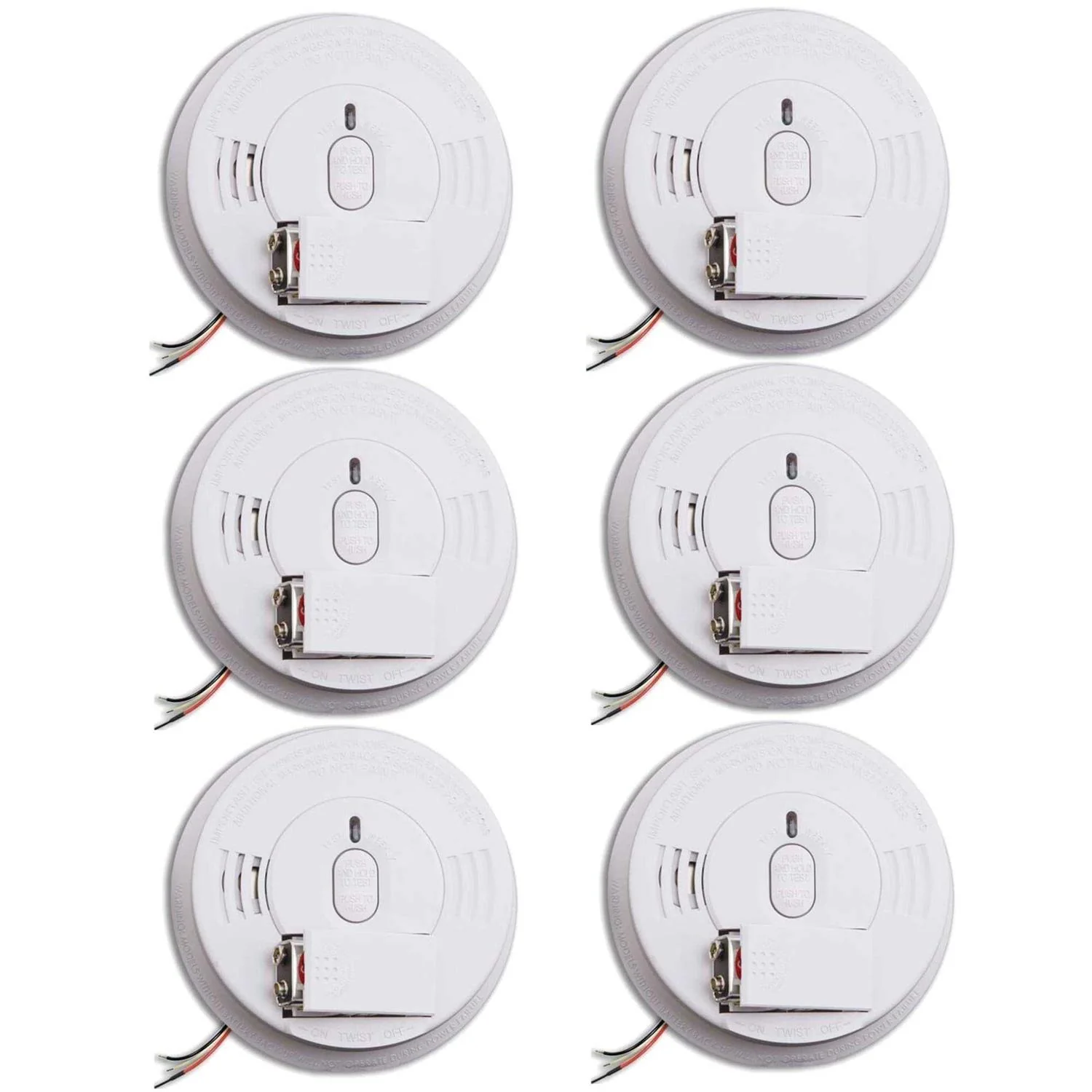 Kidde Hardwired Ionization Smoke Alarm With 9V Battery Backup - i12060