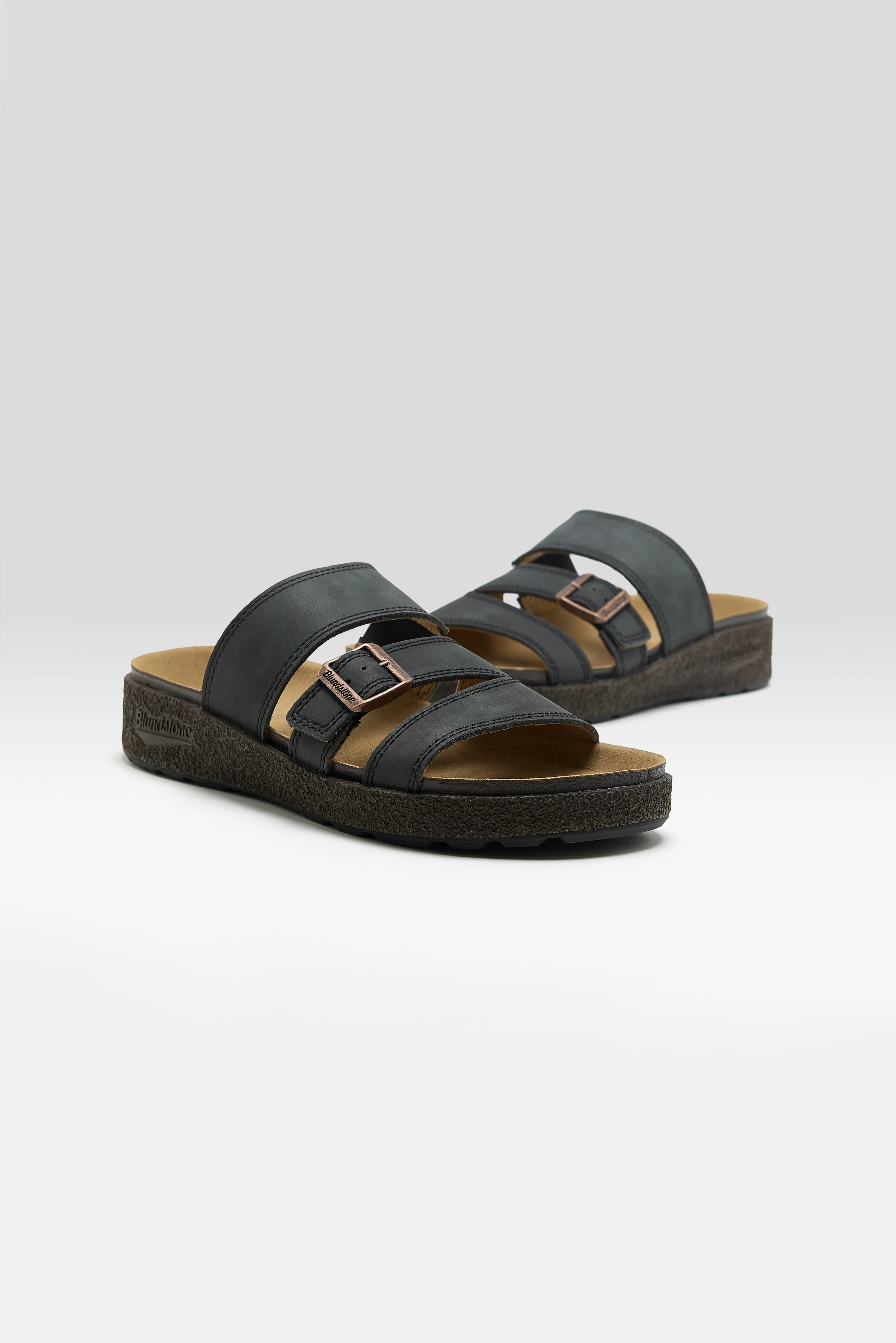 Bellerose 2693 Aerocork Clog Sandals for Women (261 / W / BLACK)