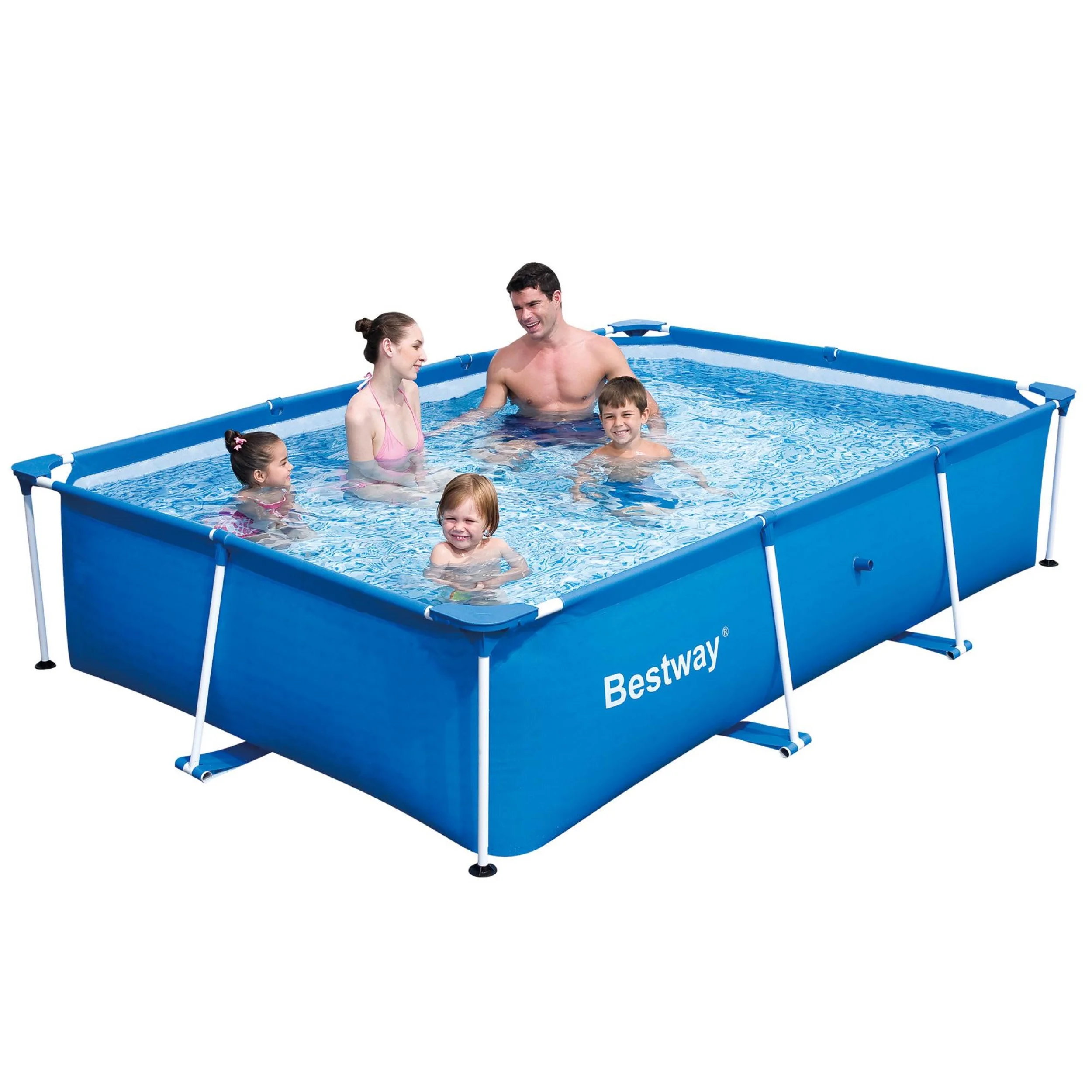 Bestway 9.8' x 6.7' x 26" Deluxe Splash Kids Ground Swimming Pool (Pool Only) - Image 5