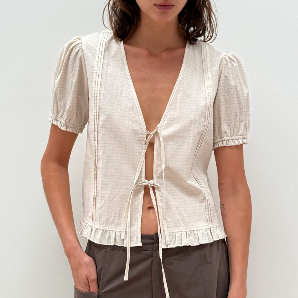 Deiji Studio - Top Pintuck - Bone Check