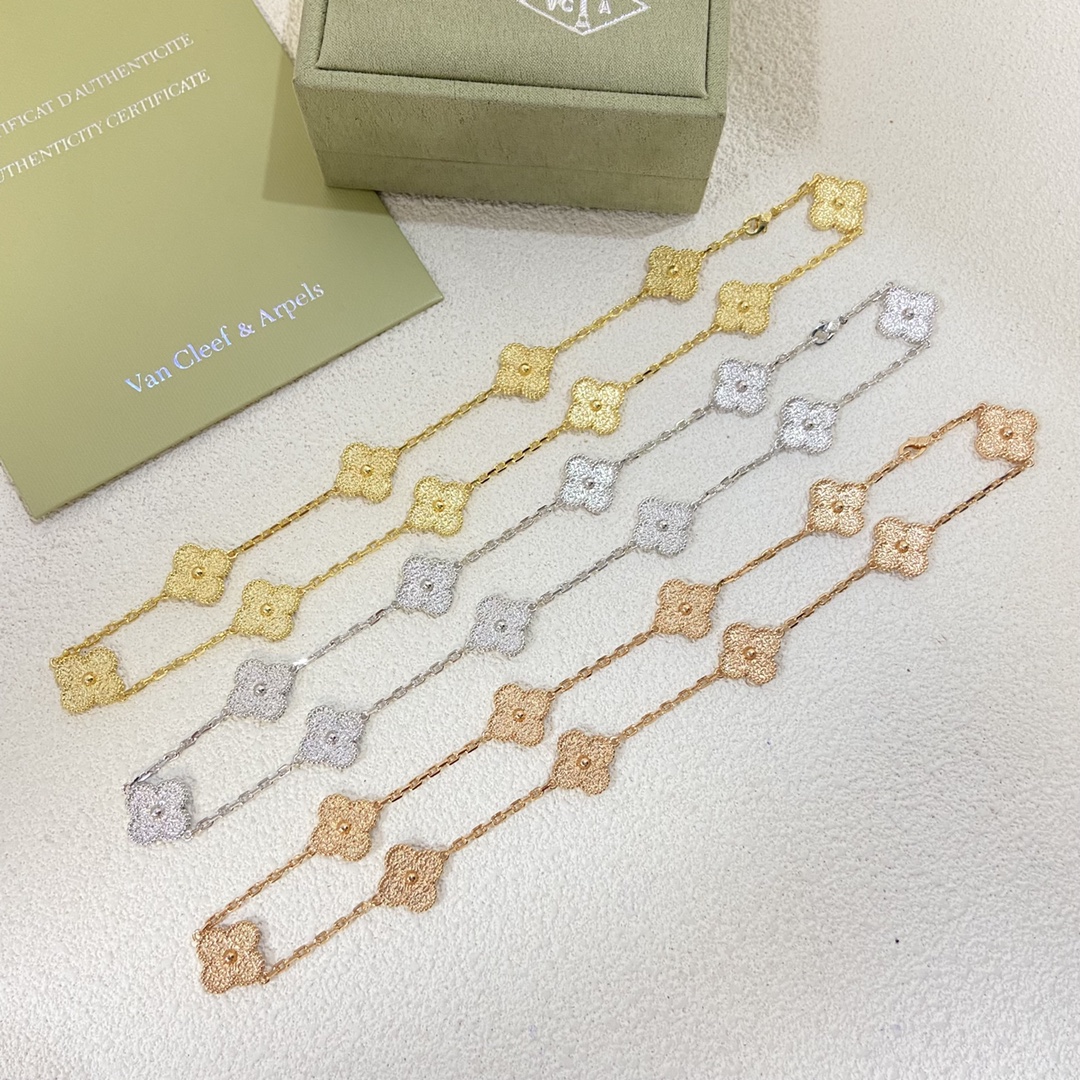 VCA Vintage Alhambra Necklace, 10 Motifs - Original Replica Club