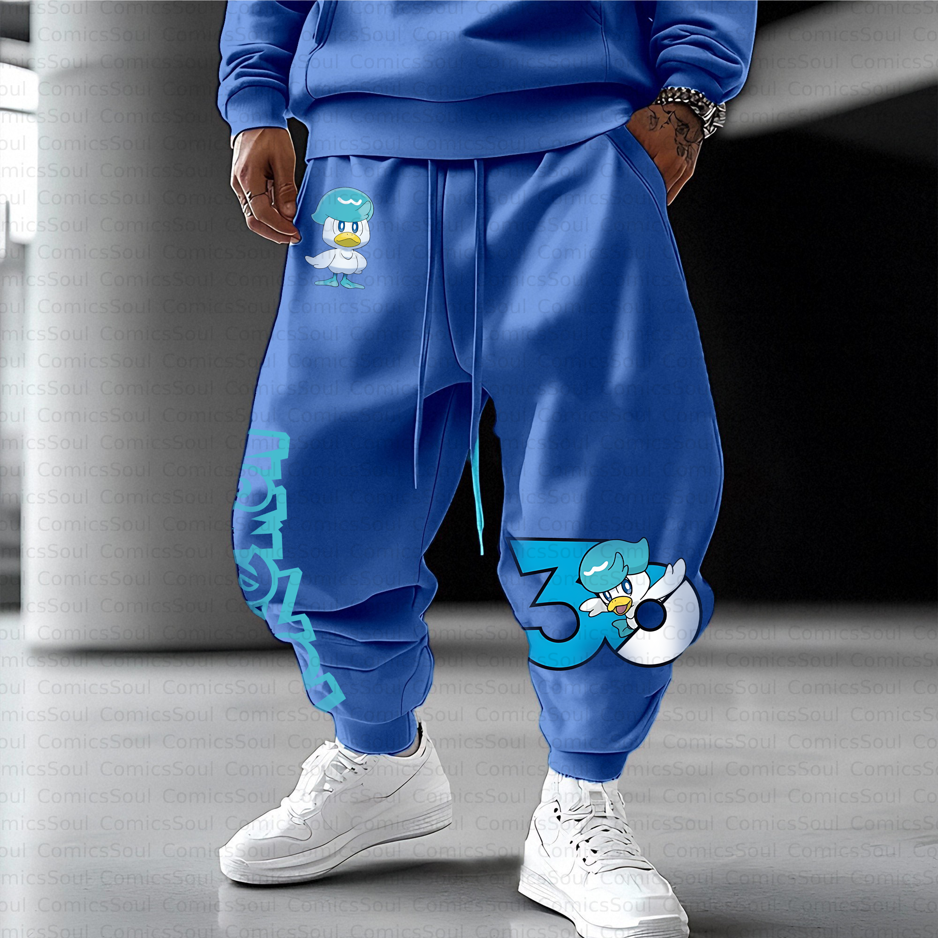 Unisex Casual Anime Streetwear Pant