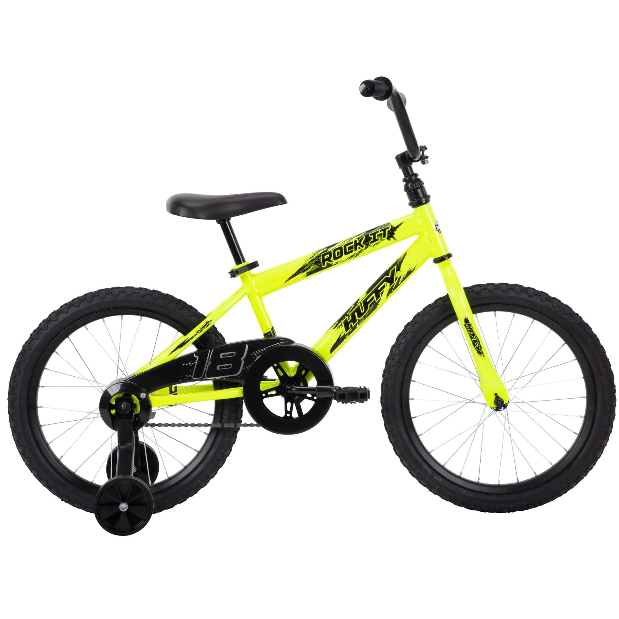 18 in. Rock It Boy Kids Bike. Neon Powder Yellow