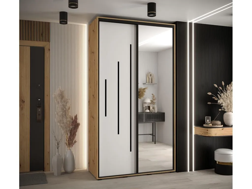 ARMARIO CON PUERTAS BATIENTES 235.2/130/60 2 puertas 49122WEJW