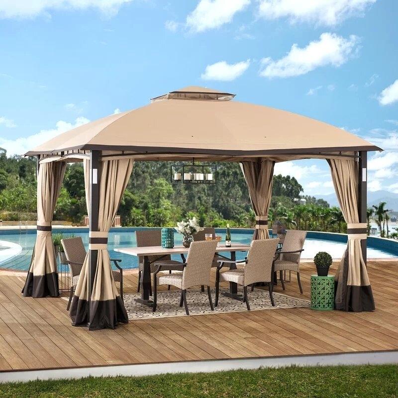 WAYFAIR Moorehead 12 Ft. W X 10 Ft. D Steel Patio Gazebo