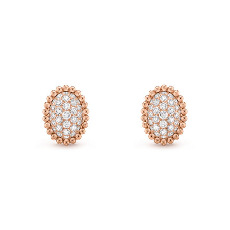 Replicate Perlée diamonds pavé earrings(1:1 replica) - Original Replica Club