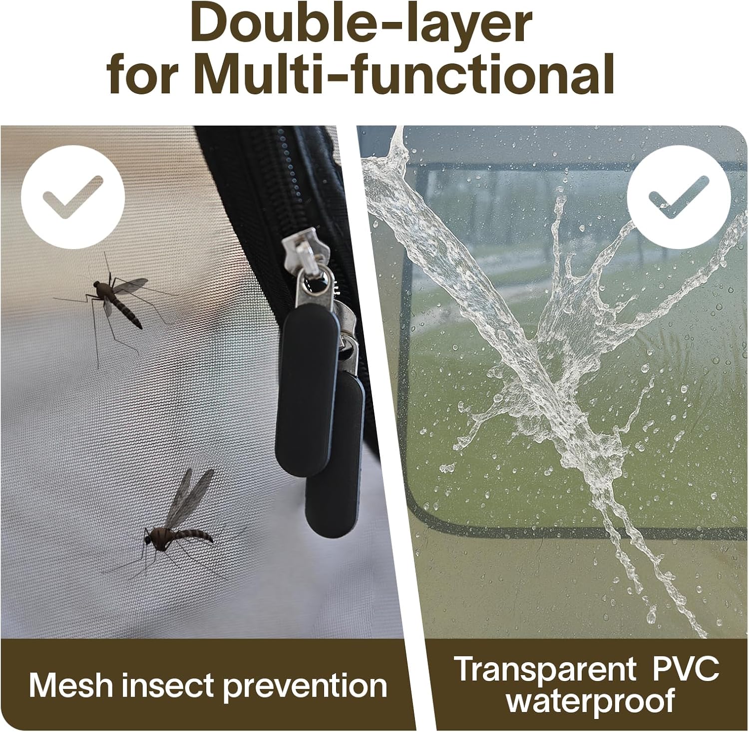 Screen gazebo sleeps 6-10-15 people Igloo-style canopy tent mosquito net on the sides Perfect