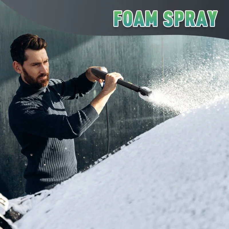 Electric Pressure Washer 5000PSI-Max 3.6GPM Power Washer Touch Screen Adjustable Pressure,4 Nozzles and 500ml Foam Cannon Power Washer Cleaning for Patio Yellow - Image 5