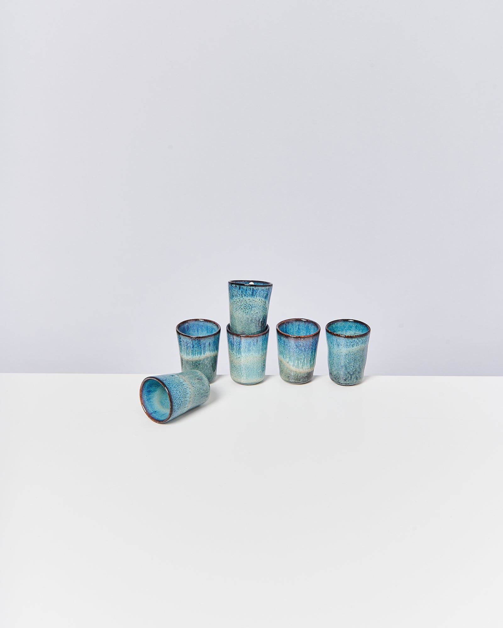 Madeira Espressobecher grünblau 6er-Set