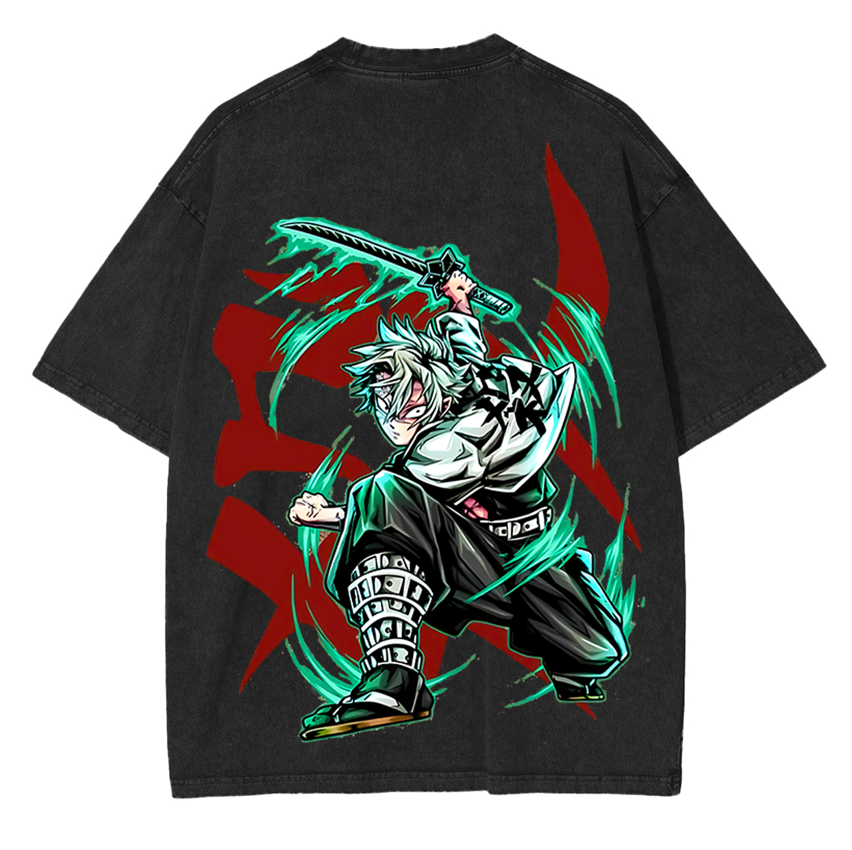Unisex Anime Inspired Vintage Washed T-Shirt丨Comicssoul TeeThreads Sustain the Scene with Custom Apparel