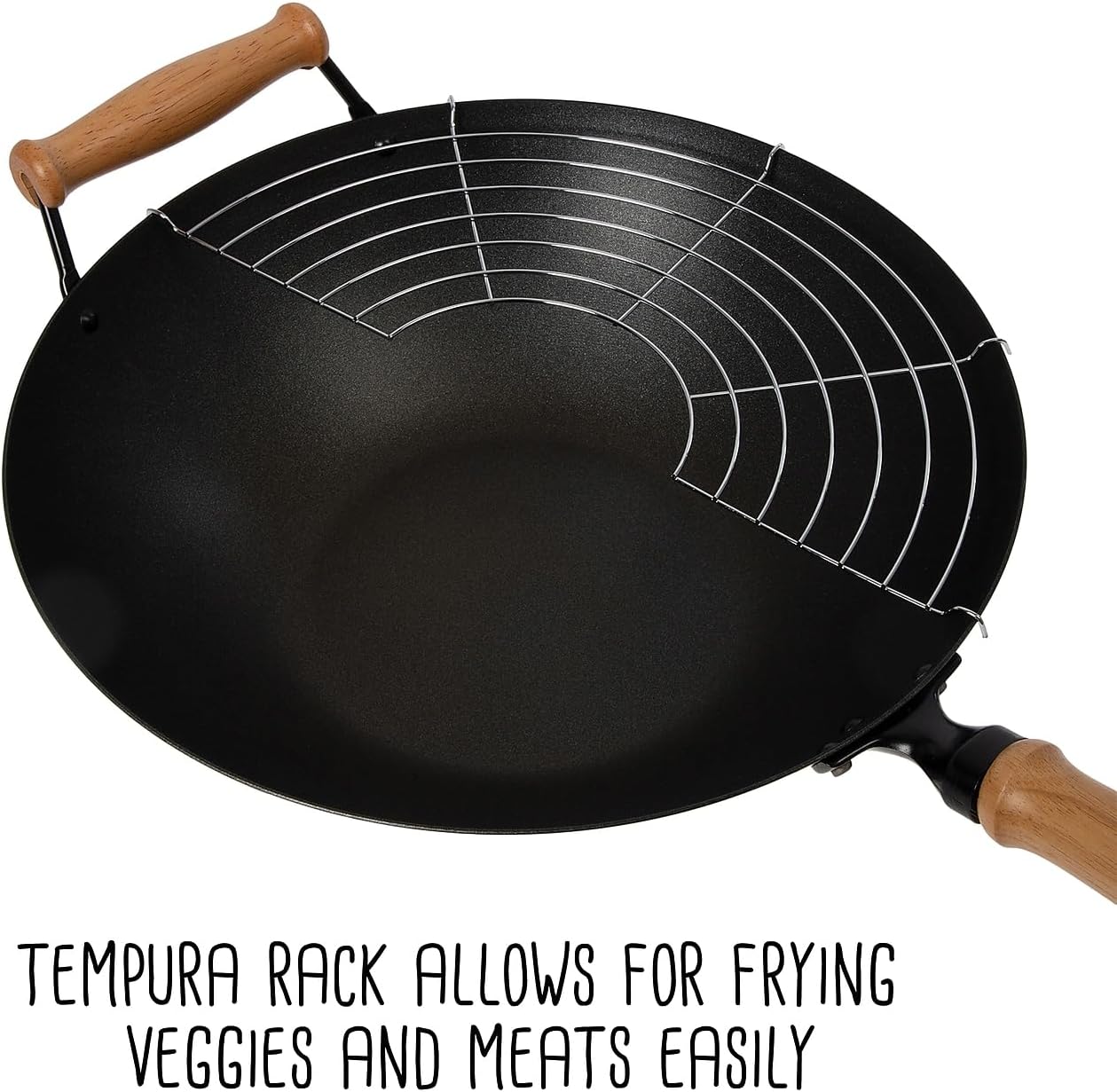 Joyce Chen 22-9938, Pro Chef 14 Inch 10 Piece Excalibur Non-Stick Wok Set
