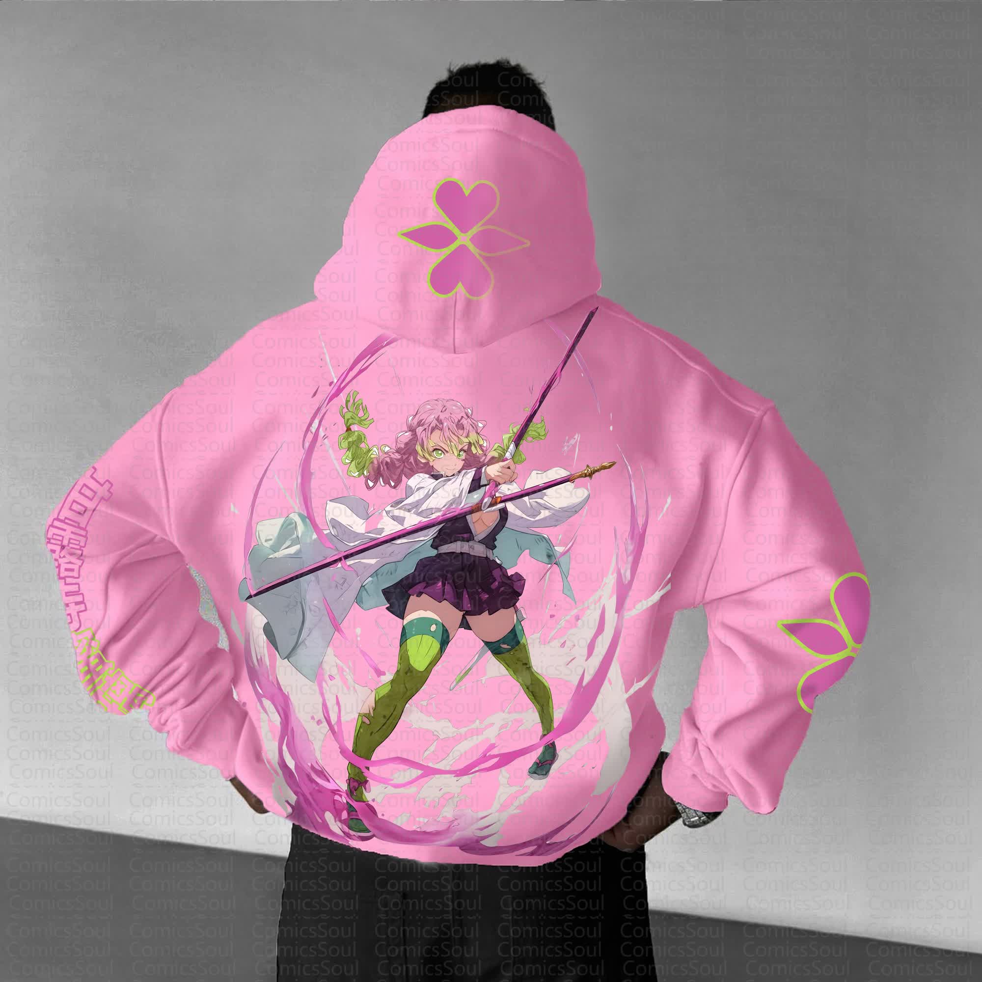 Unisex Anime Graphic Streetwear Vintage Hoodie丨Comicssoul