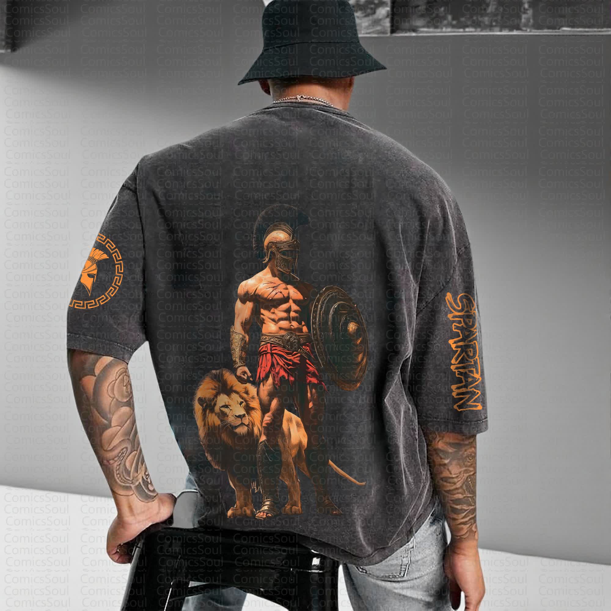 Unisex Anime Inspired Vintage Washed T-Shirt丨Comicssoul