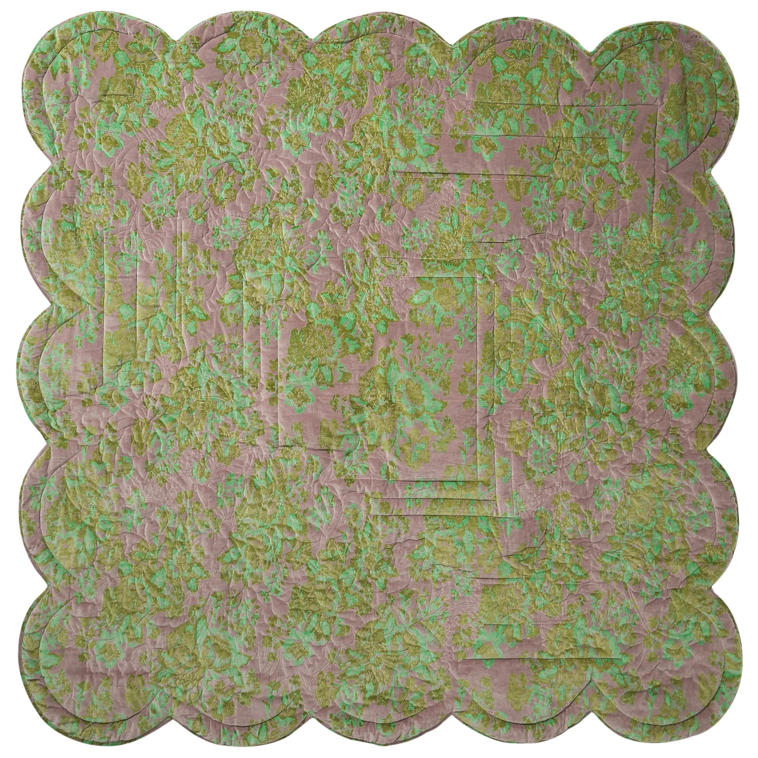 Valeria Scalloped Quilted Bedcover