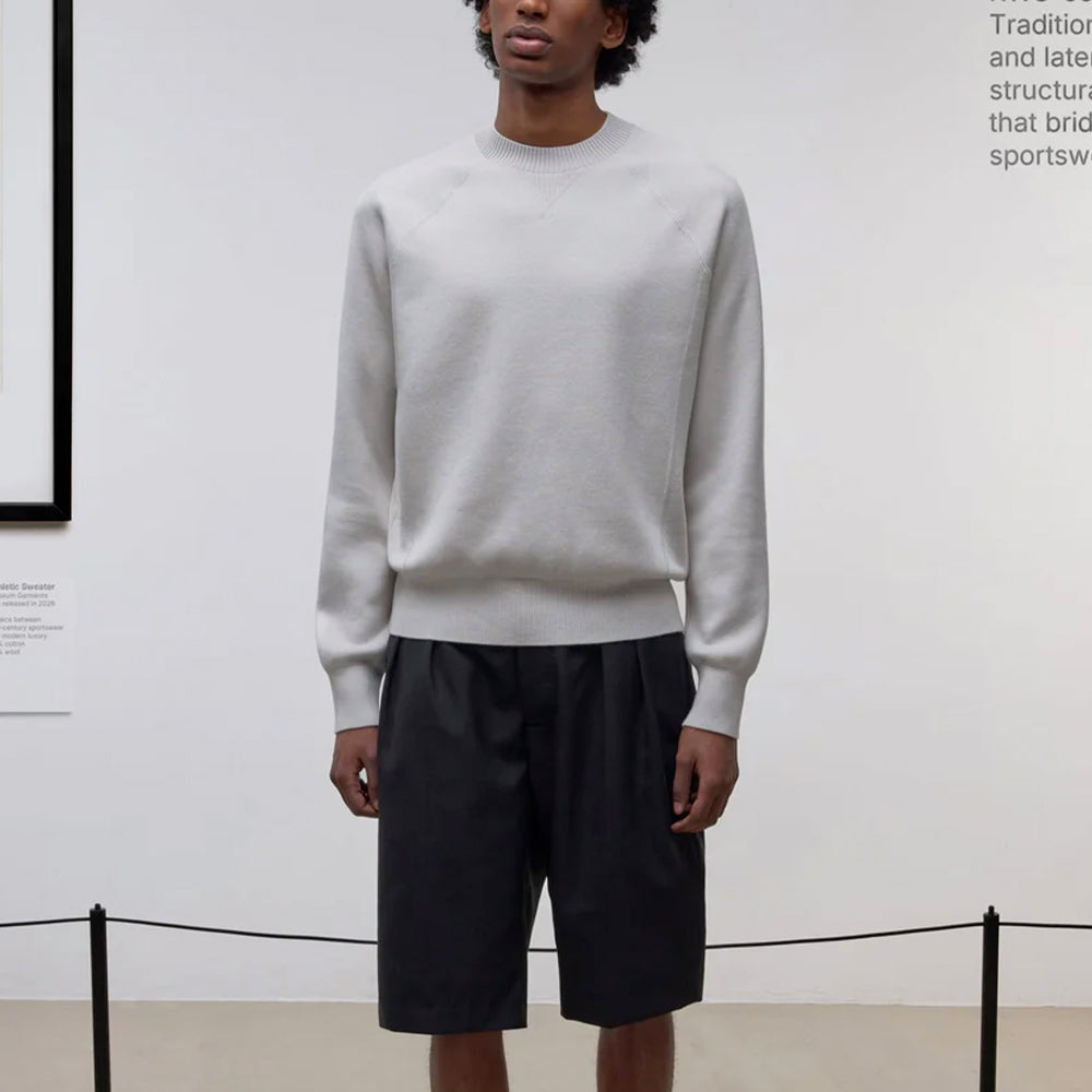 Museum Garments - Sweat Raglan Athletic - Gris Clair