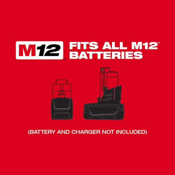 Milwaukee M12 12V Lithium-Ion Cordless 600 MCM Cable Cutter Kit With One 3.0Ah Battery, Charger And Hard Case - Image 12 Milwaukee M12 12V Lithium-Ion Cordless 600 MCM Cable Cutter Kit With One 3.0Ah Battery, Charger And Hard Case - Image 12