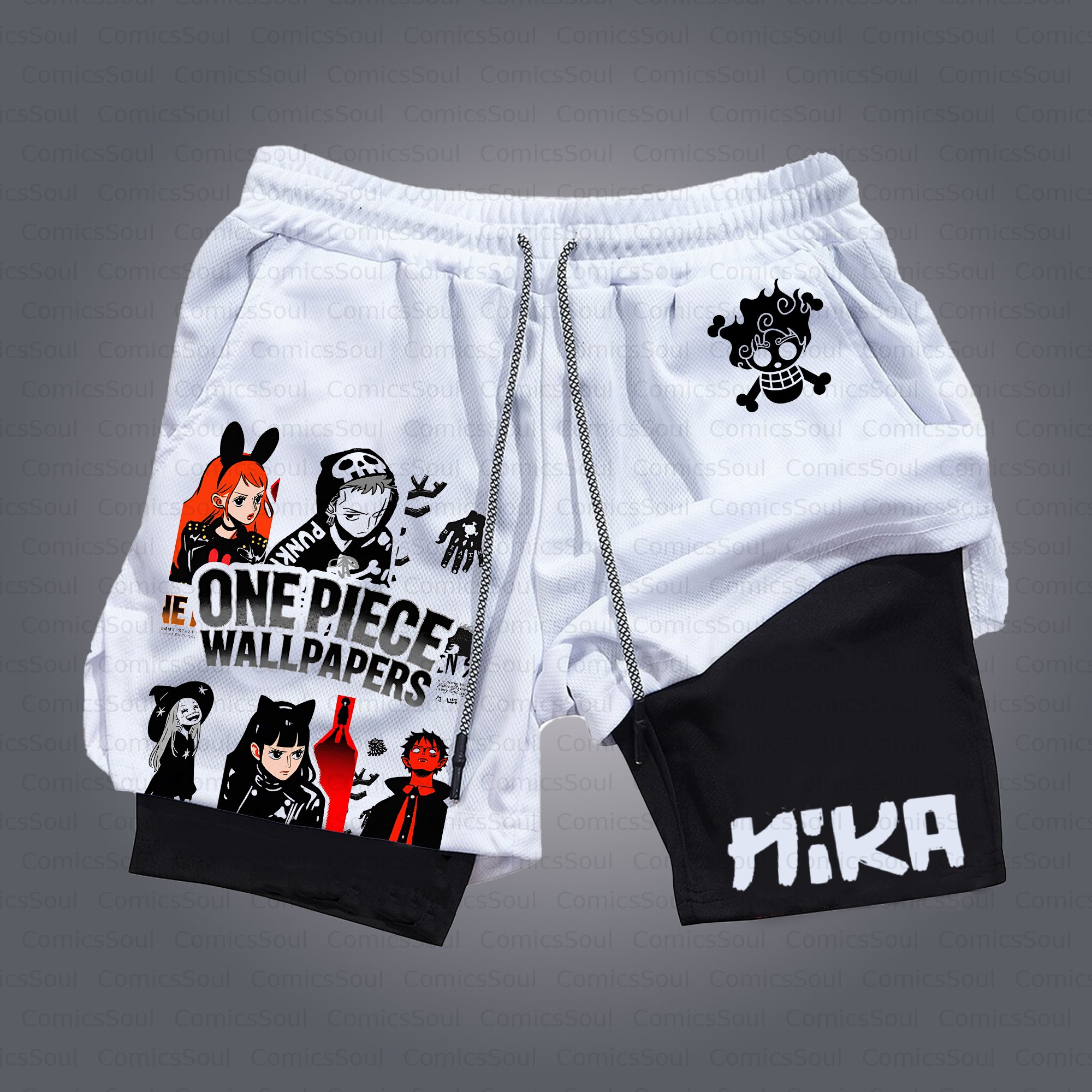 Unisex Casual Anime Style Shorts