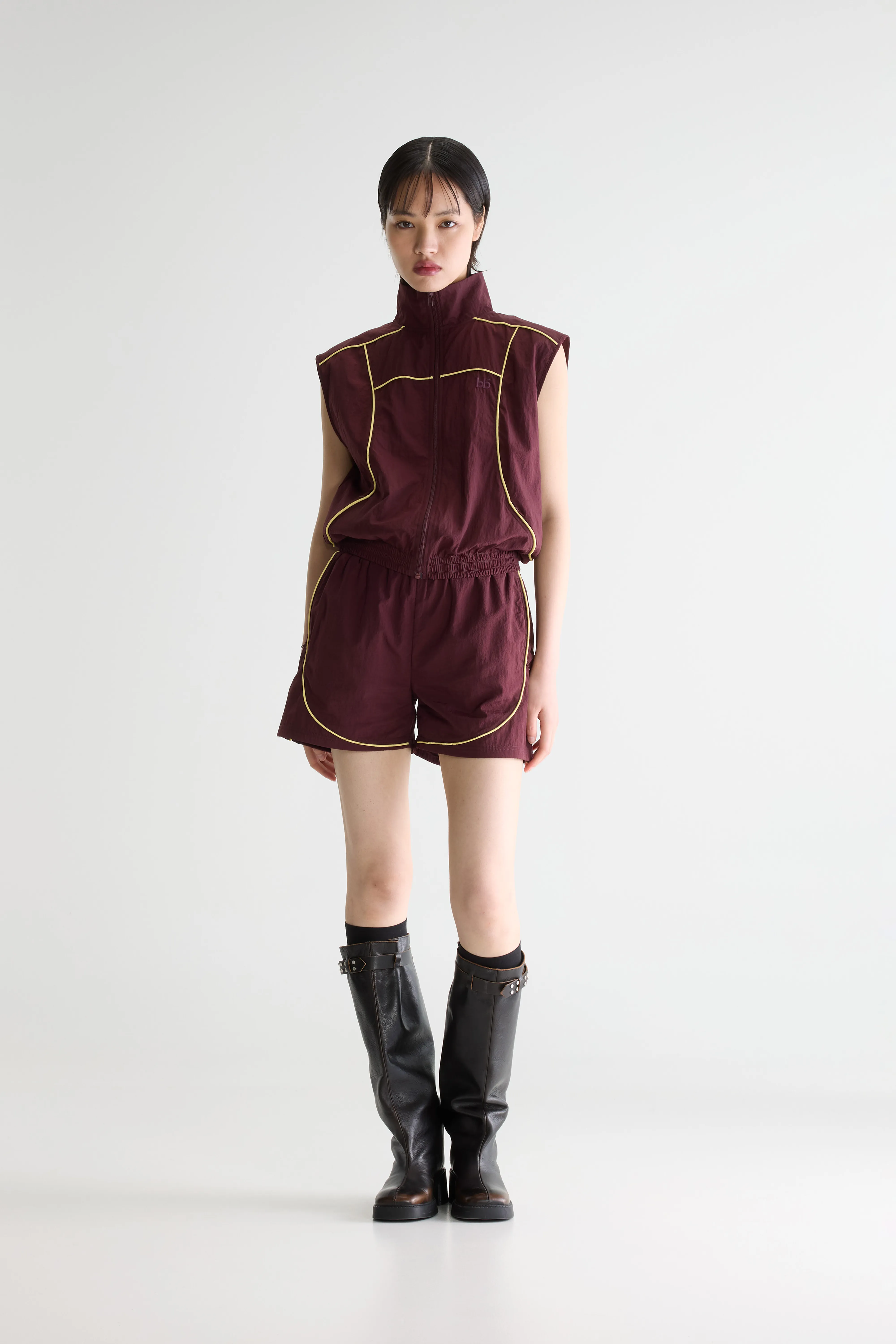 Bellerose Tinta sleeveless sports veste (261 / W / WINE)