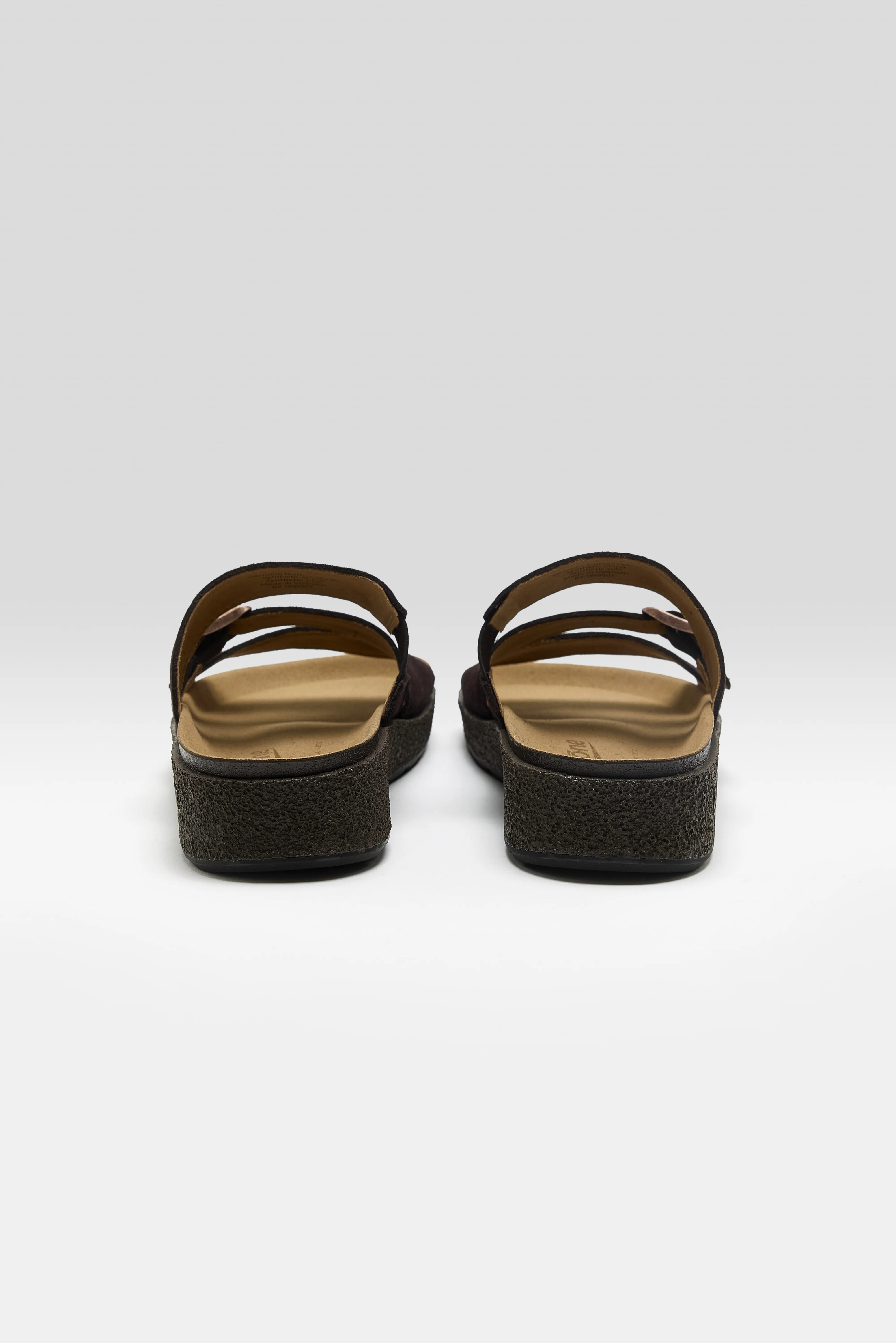 Bellerose 2696 Aerocork Clog Sandals for Women (261 / W / DARK BROWN)