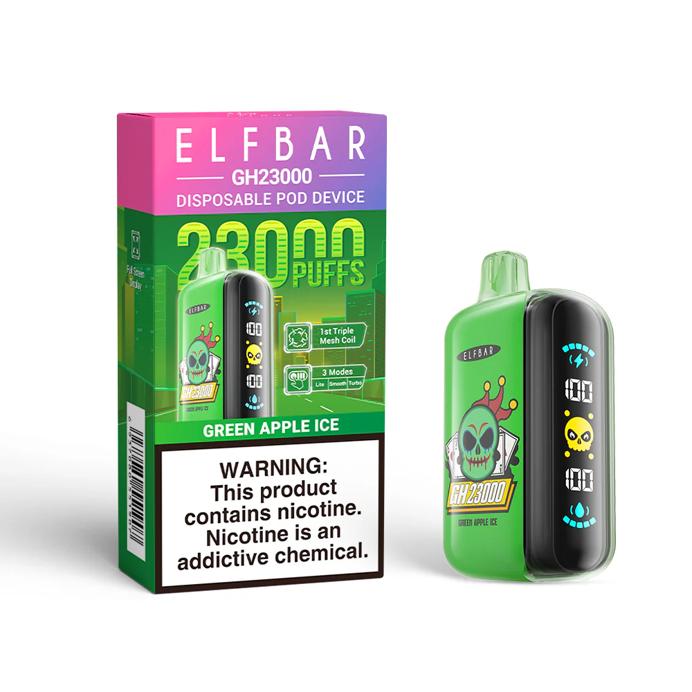 ELFBAR GH23000 kertakäyttöinen sähkötupakka (kaikki maut)