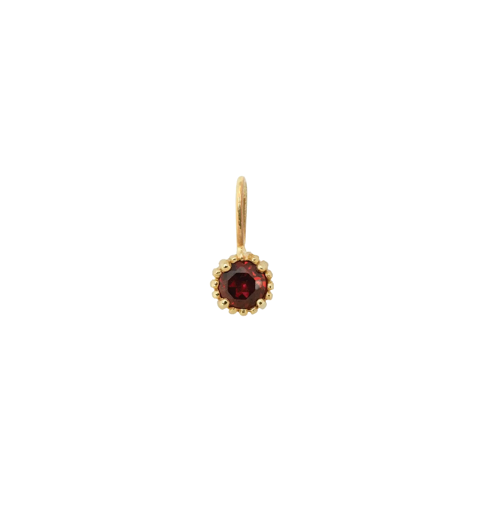 Birthstone Necklace Charm 14K