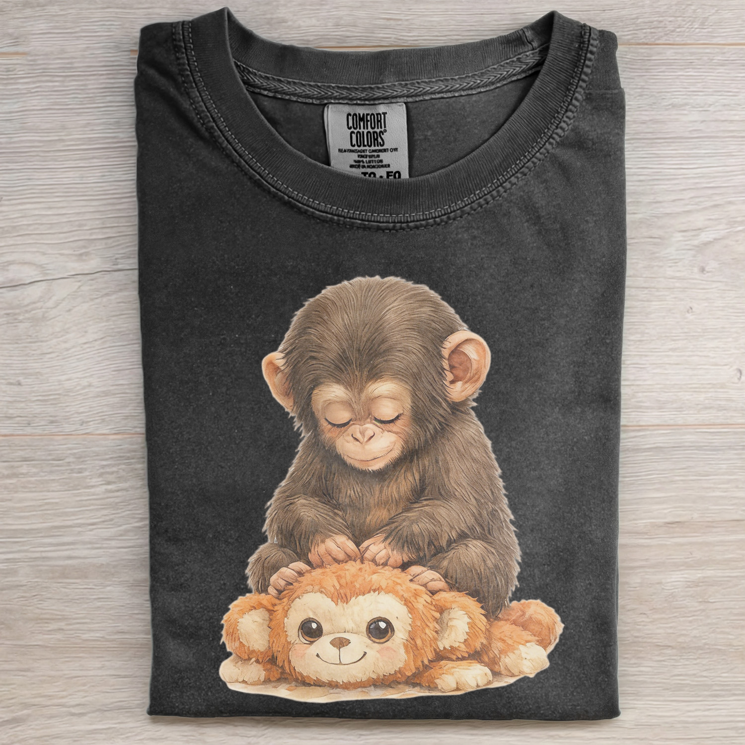Punch Monkey Meme Graphic T-shirt