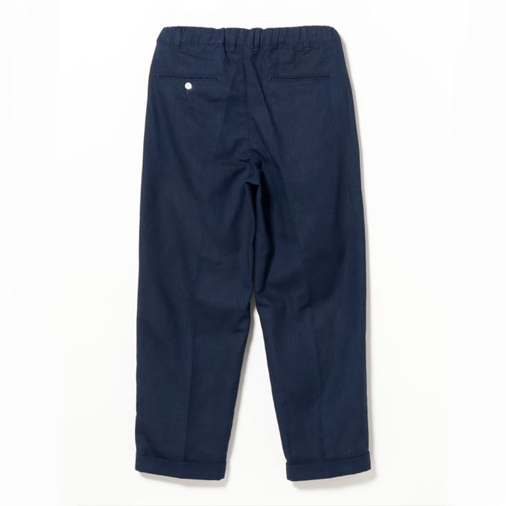 Beams Plus - Pantalon 2 Pleats Relax - Indigo