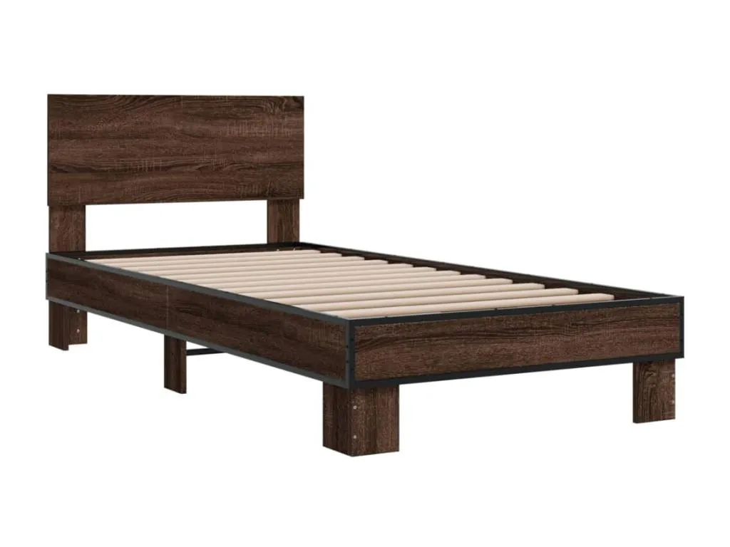 Cama box spring con colchón tela gris claro 200x200 cm ezh3521072