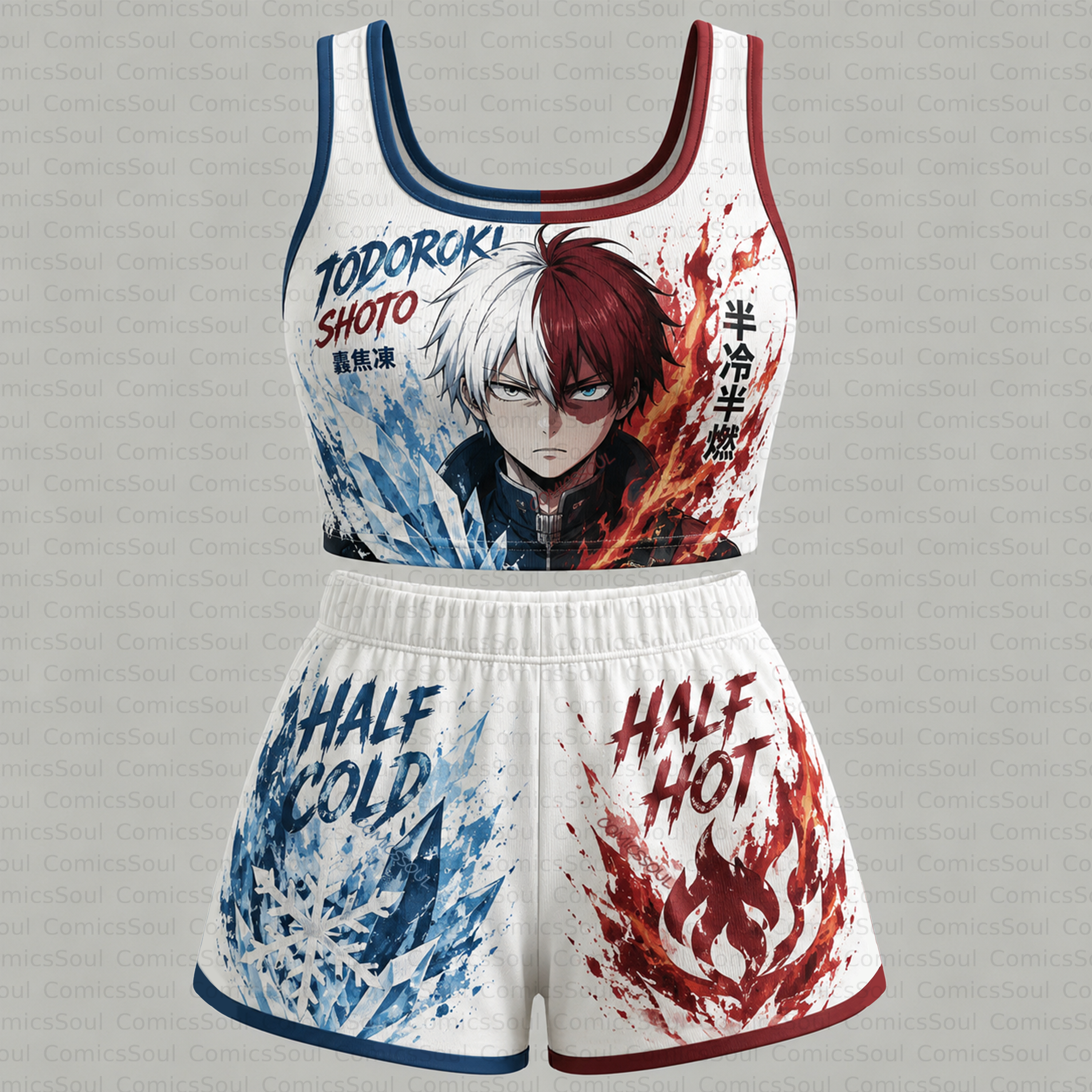 My Hero Academia Vest and shorts Two-Piece Set