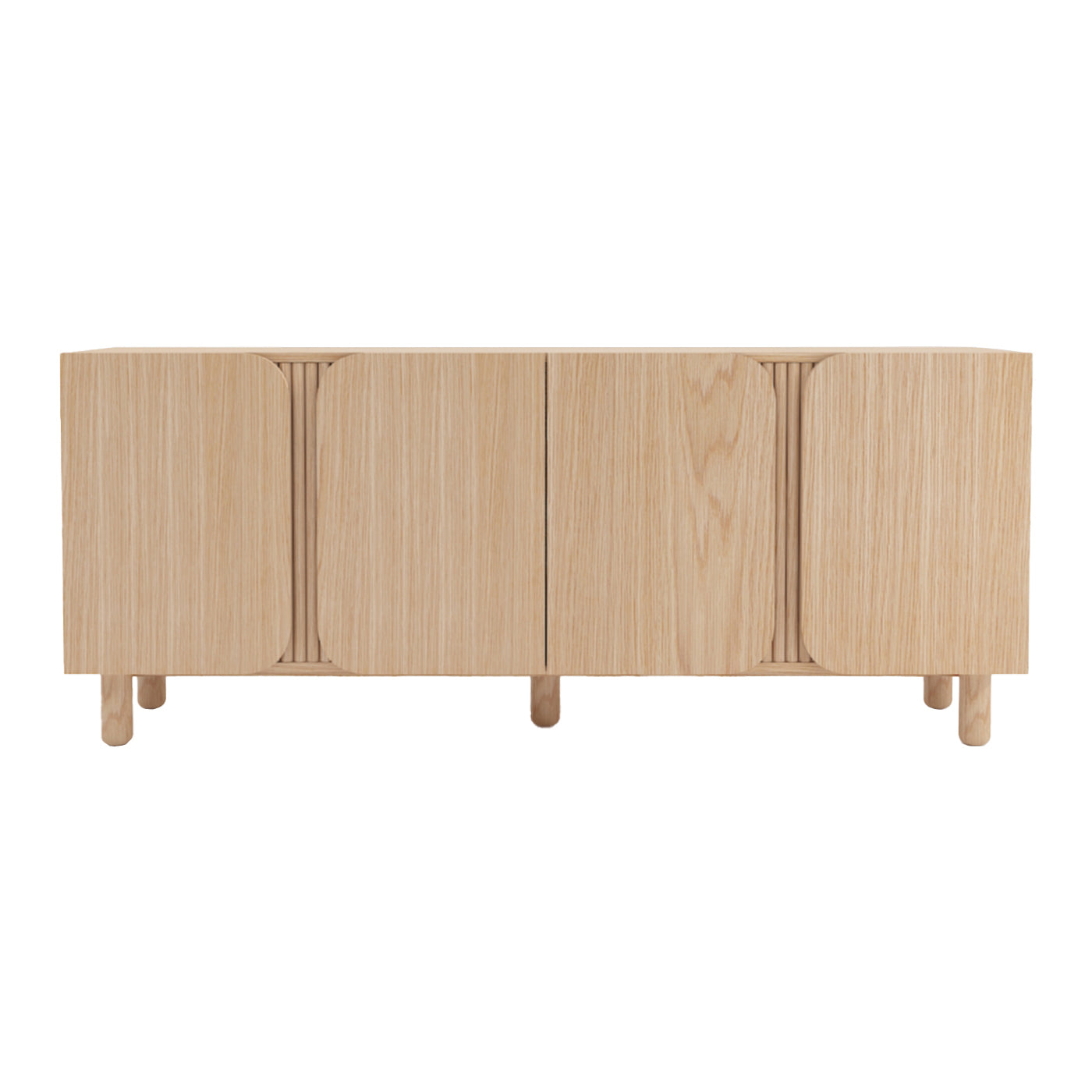 Blokker Ole Dressoir 4-deurs - Licht Eiken