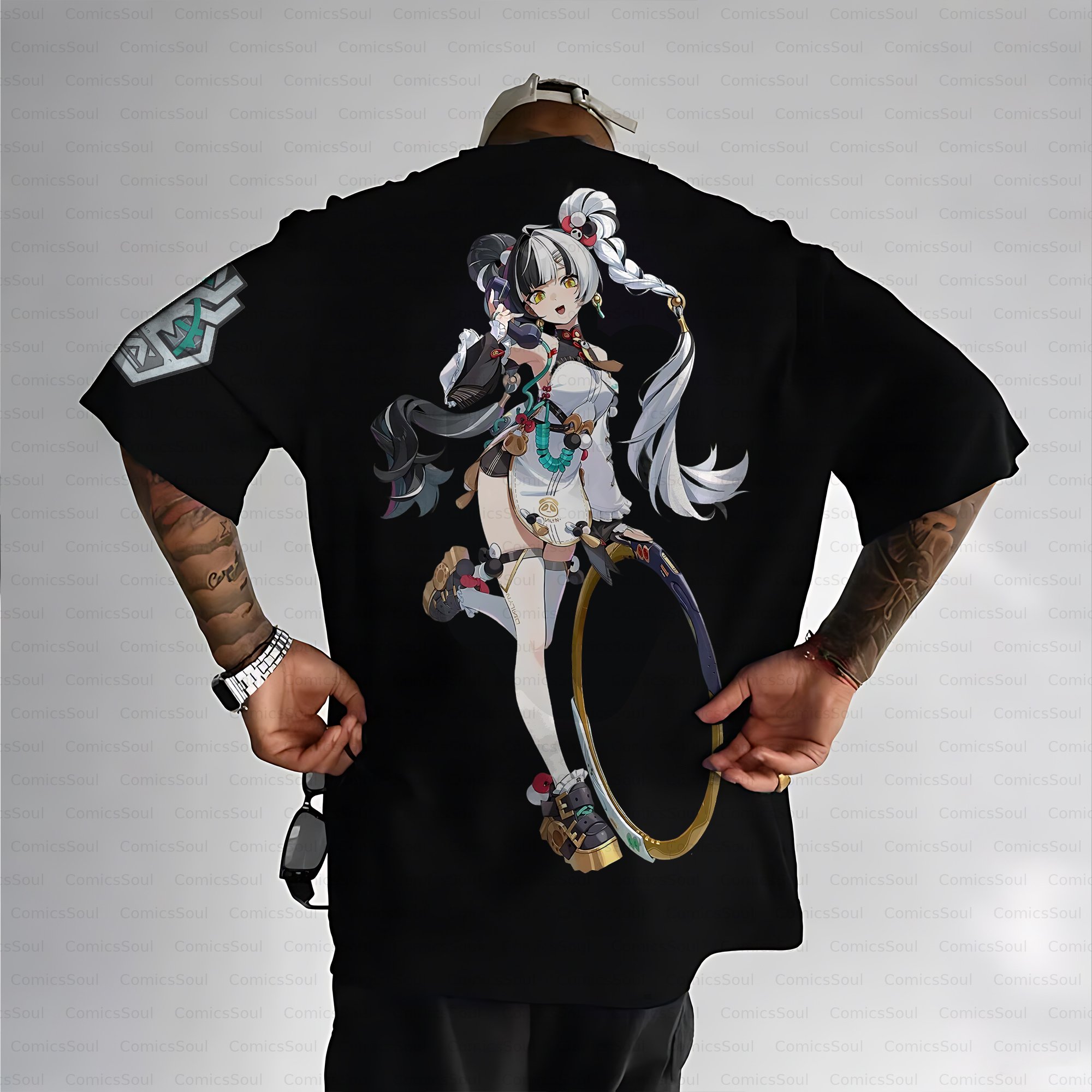 Unisex Anime Inspired Vintage T-Shirt