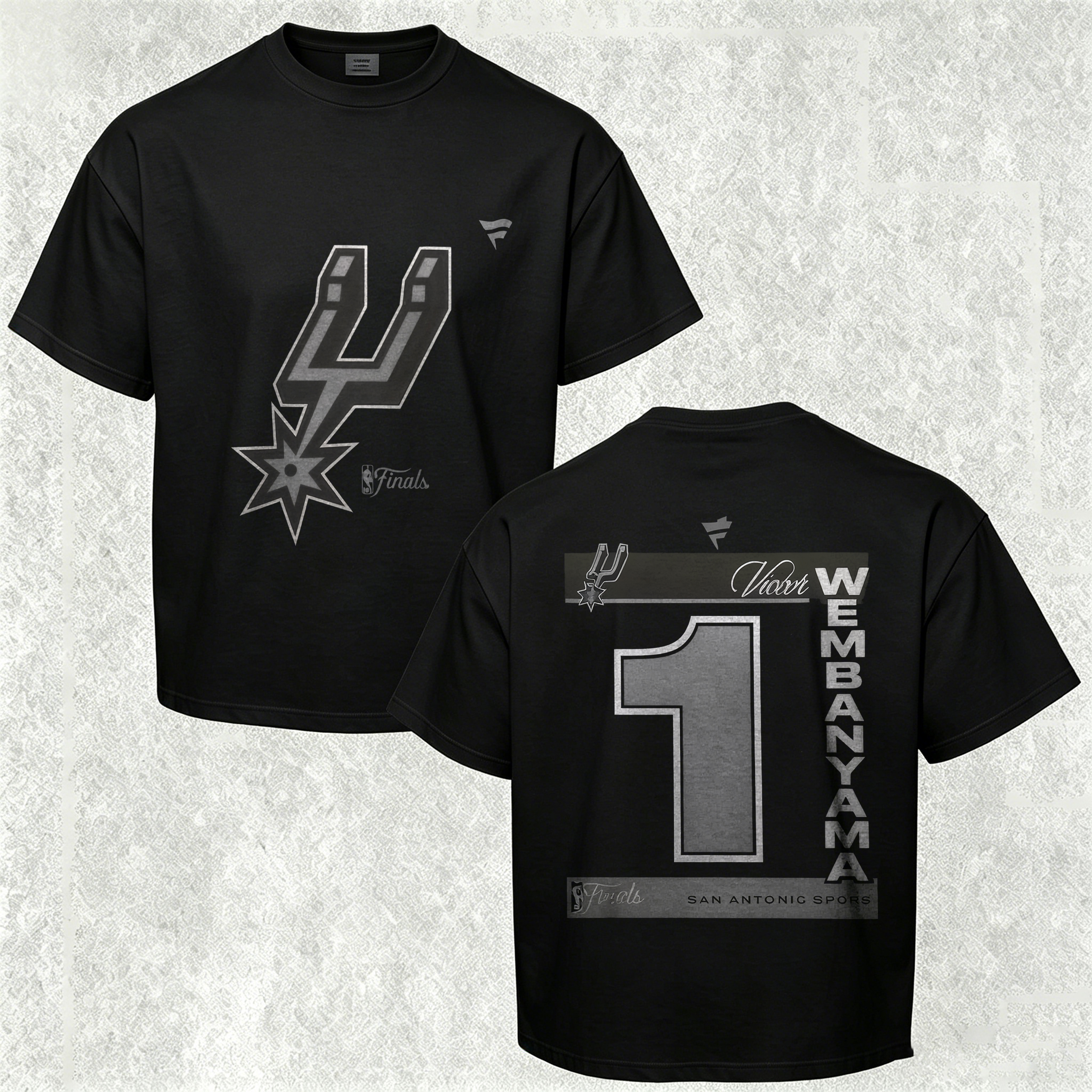 NBA Finals Basketball Jersey Printed Unisex Oversized T-shirt
