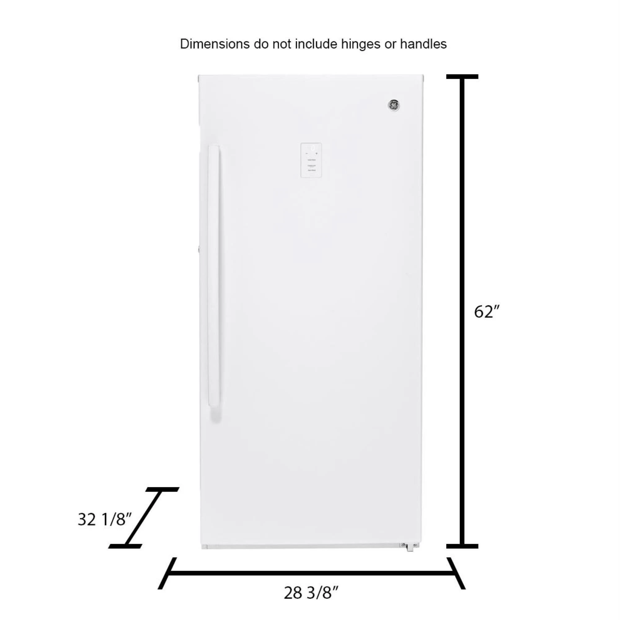 14.1 Cu. ft. White Frost-free Upright Freezer
