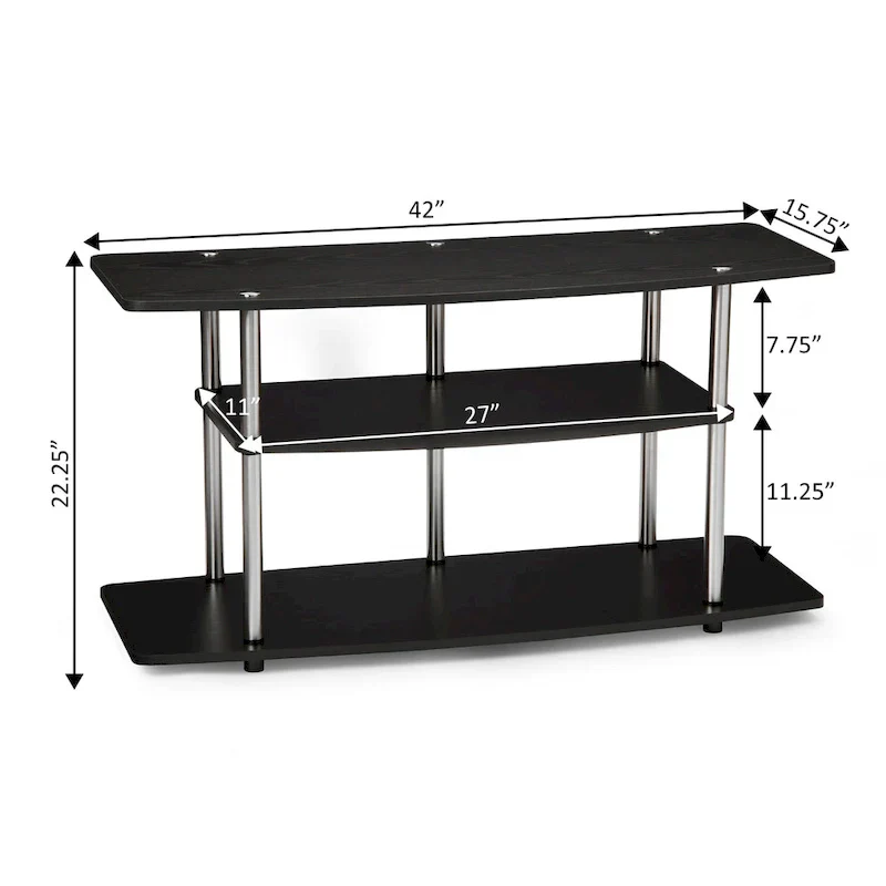 Convenience Concepts Designs2Go Tool-Free 3-Tier Wide TV Stand