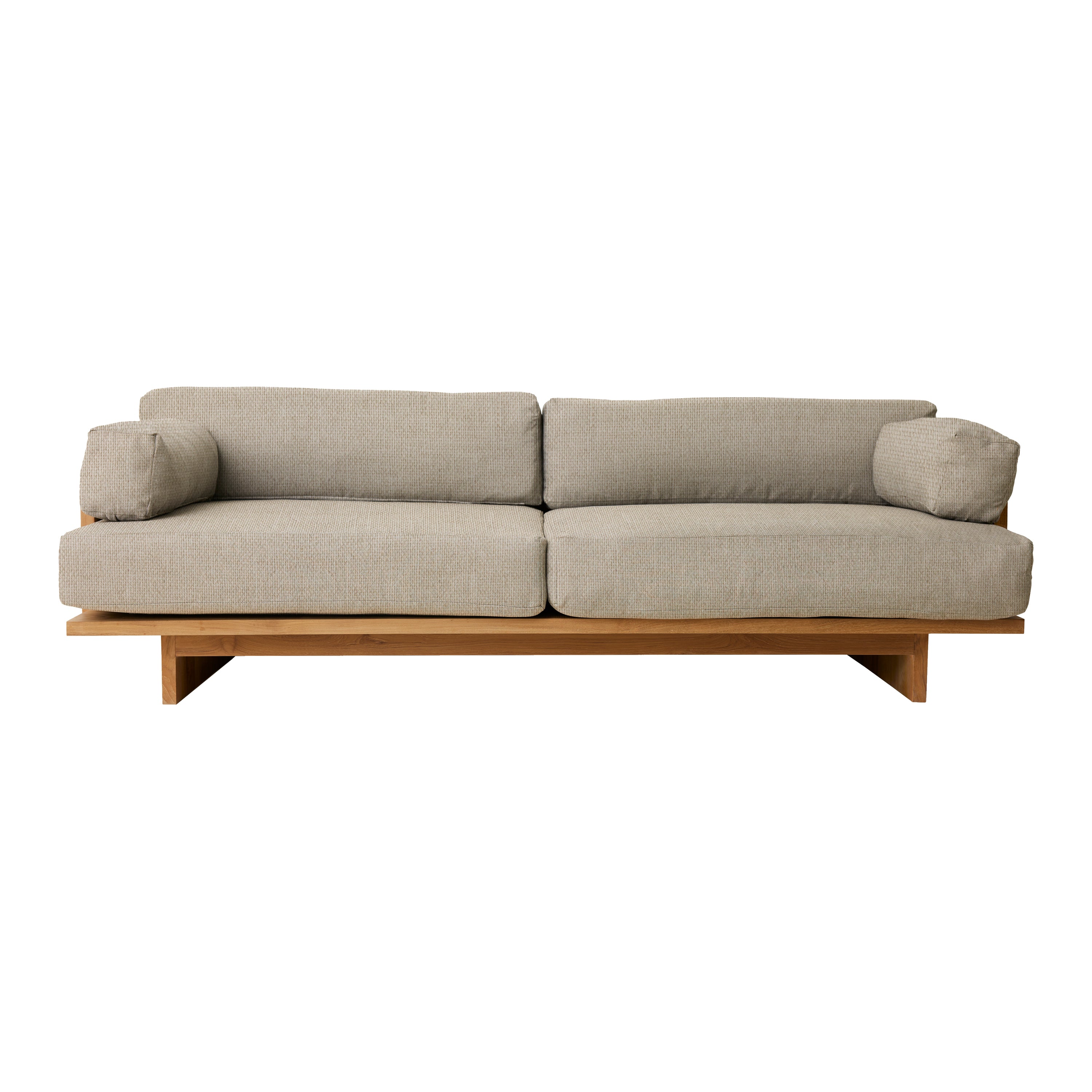HKliving Teak Tuinbank - Natural