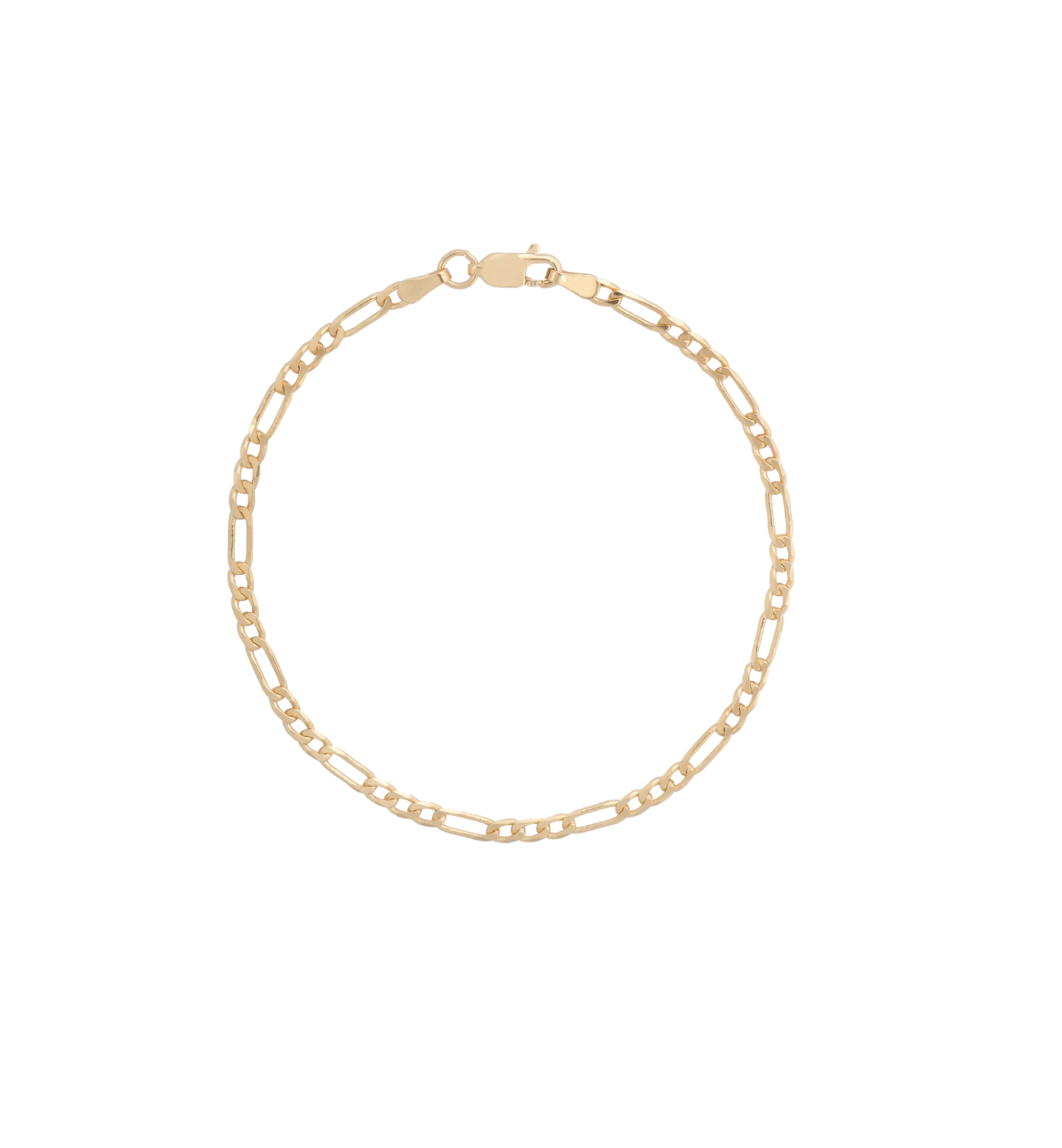 Collier Figaro Chain Bracelet 14K