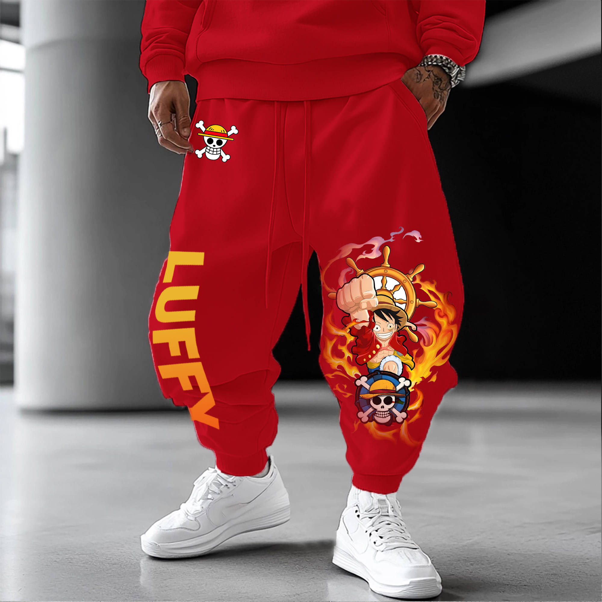 Unisex Anime Printed  Pants丨 Comicssoul