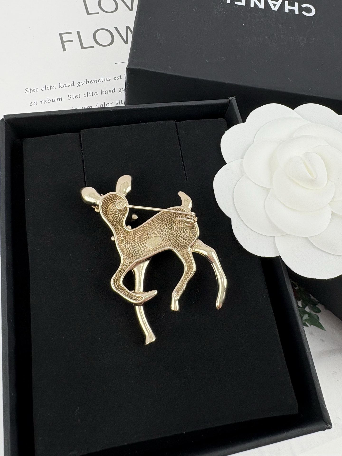 Chanel Reindeer Brooch - Original Replica Club