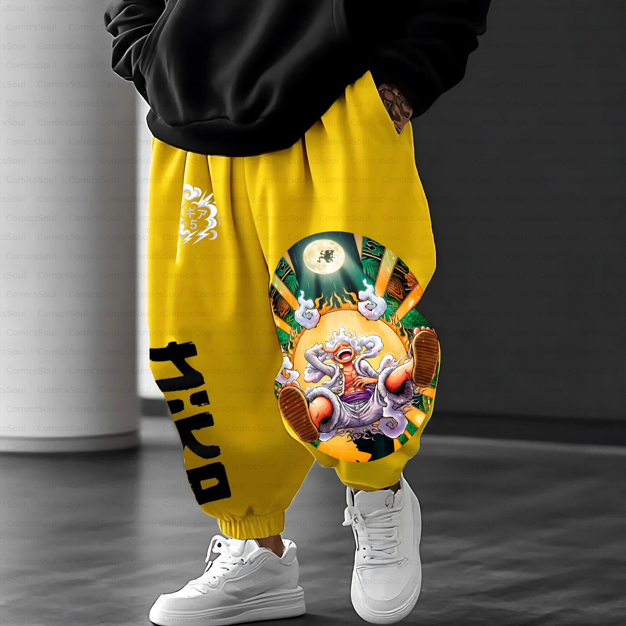 Unisex Casual Anime Streetwear Pant
