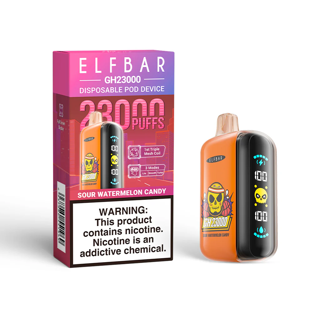 ELFBAR GH23000 cigarette électronique jetable (toutes les saveurs)