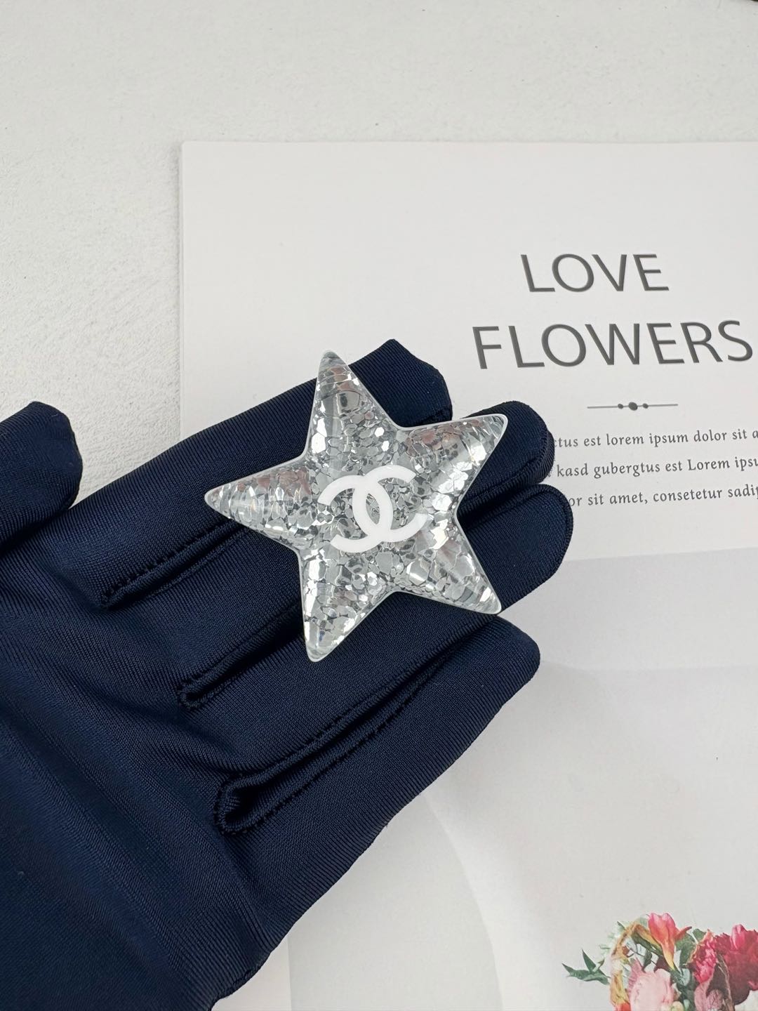 Chanel Silver Star Brooch - Original Replica Club
