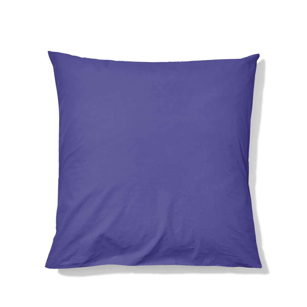 Taie d'oreiller en percale de coton - Bleu Néon