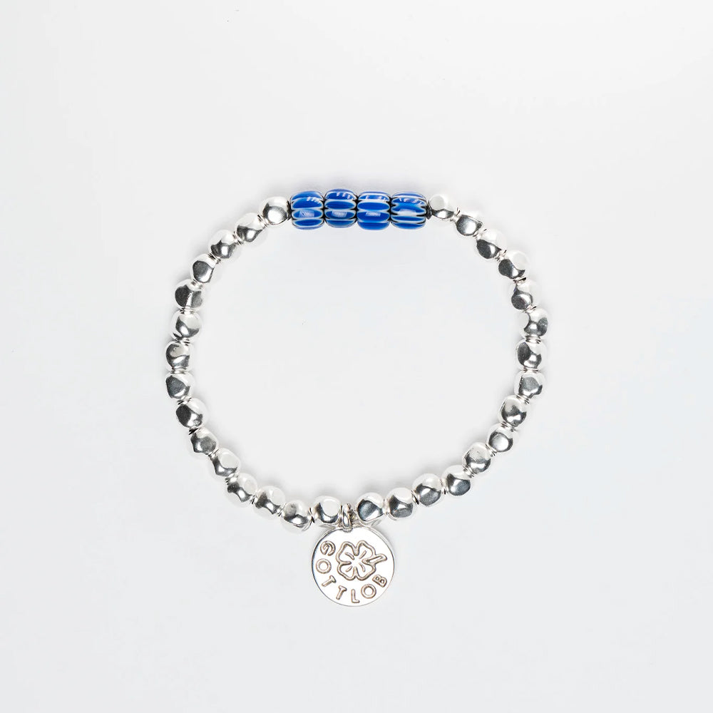 Gottlob - Bracelet Edition N° 2 - Bleu et Blanc