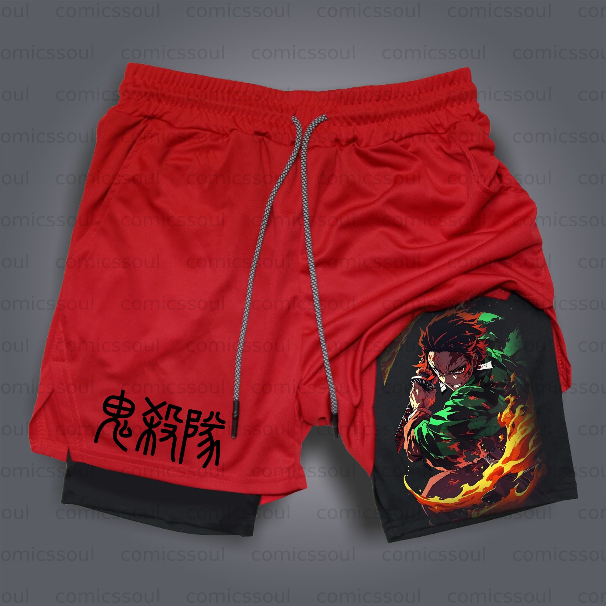 Unisex Casual Anime Streetwear Shorts