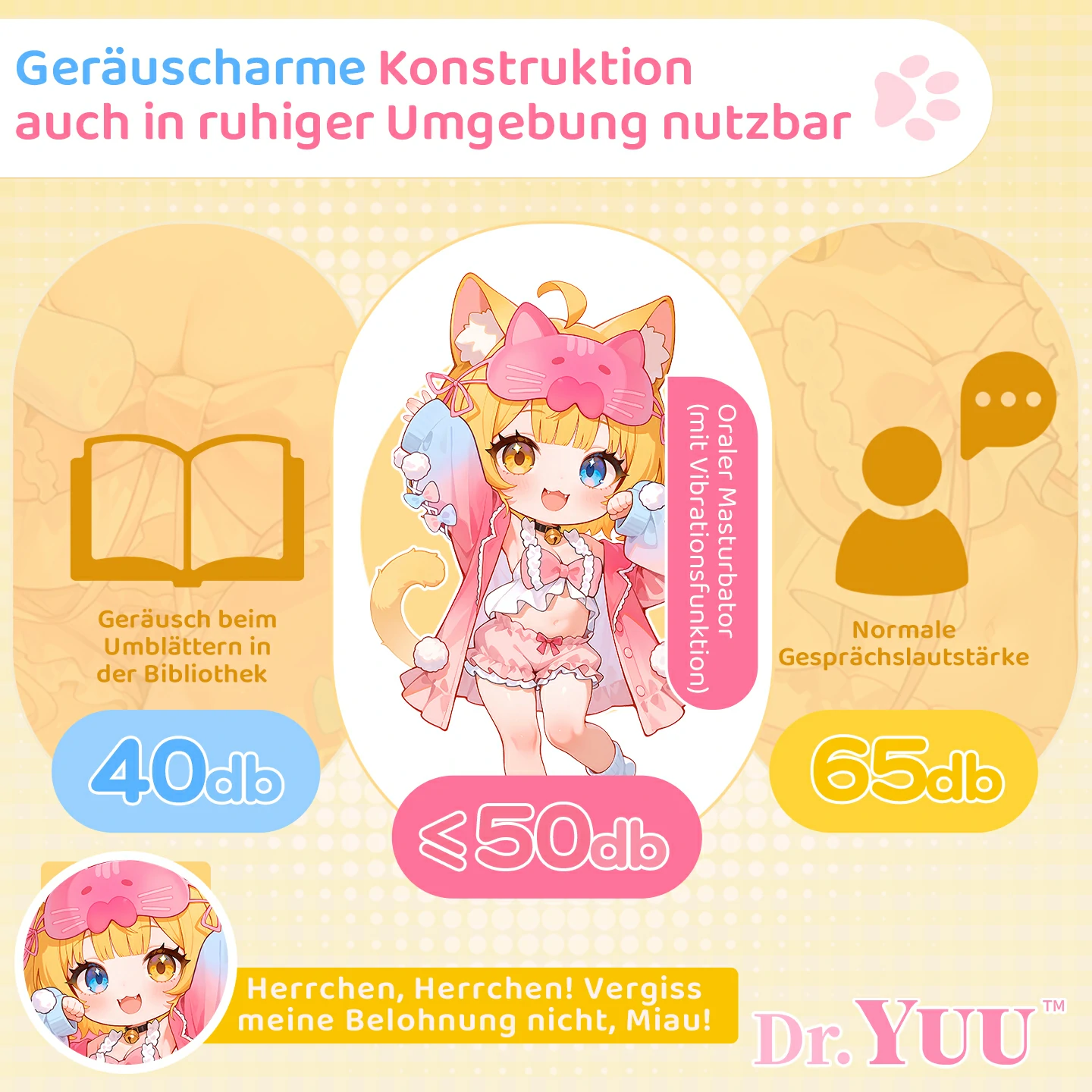 Dr.YUU Anime Onahole Masturbator mit 50 Grad Heizung und 10 Vibrationsstufen – Bild 7