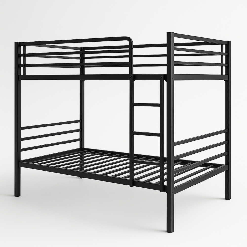 Litera doble con escalera integrada 200×100×150 cm para niños a partir de 6 años