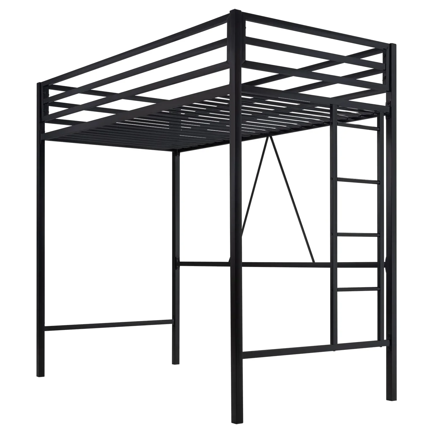 SHA CERLIN Junior Loft Bed Twin Size Heavy Duty Twin Bed Frame
